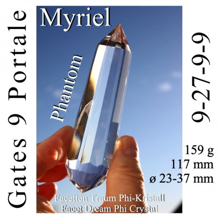 Myriel 9 Gate Dream Phi Crystal with 9-27-9-9 Facets