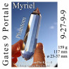 Myriel 9 Portale Traum Phi-Kristall 9-27-9-9 Facetten