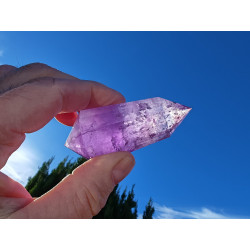 Amethyst 12 Facet Vogel Cut Phi-Crystal Sirius