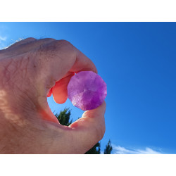 Amethyst 12 Facetten Vogel Cut Phi-Kristall Sirius