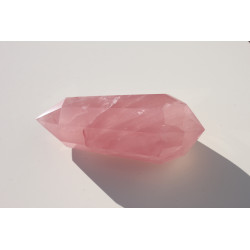 Vogel Cut Timote Rosenquarz  9 Portale Traum Phi-Kristall