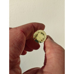 Citrine 24 Facet Vogel Cut Phi-Crystal Mercury