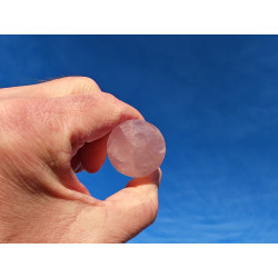 Rose Quartz 24 Facet Vogel Cut Phi Crystal Xenia