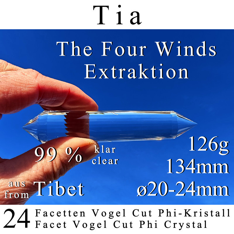 Tia 24 Facet Vogel Cut Phi Crystal The Four Winds Extraction