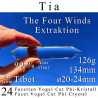 Tia 24 Facetten Vogel Cut Phi-Kristall The Four Winds Extraktion