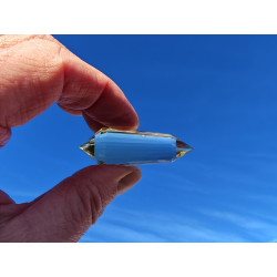 Citrin 24 Facetten Vogel Cut Phi-Kristall Jupiter