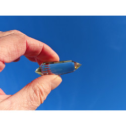 Citrin 24 Facetten Vogel Cut Phi-Kristall Jupiter