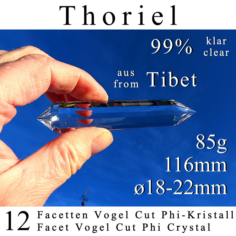 12 Facet Vogel Cut Phi Crystal Thoriel