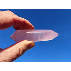 Rose Quartz 24 Facet Vogel Cut Phi Crystal Sahmu