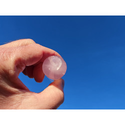 Rose Quartz 24 Facet Vogel Cut Phi Crystal Sahmu