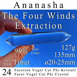 Ananasha 24 Facet Vogel Cut Phi Crystal The Four Winds Extraction