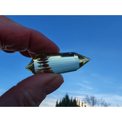 Citrine 24 Facet Vogel Cut Phi-Crystal Irisa