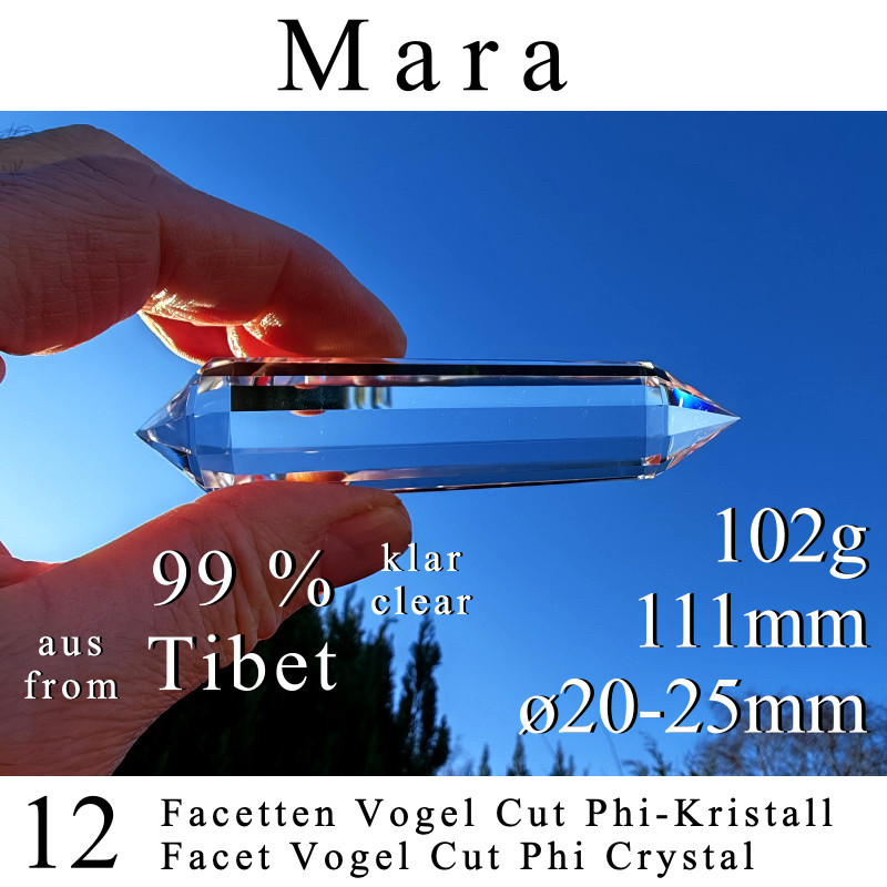 Mara 12 Facet Vogel Cut Phi Crystal