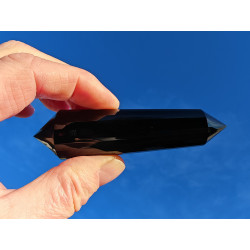 Pelican Obsidian 24 Facet Vogel Cut Phi Crystal Vesuvio