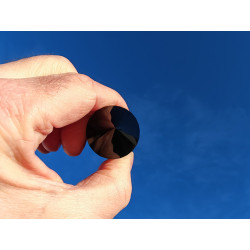 Pelikan Obsidian 24 Facetten Vogel Cut Phi-Kristall Vesuvio