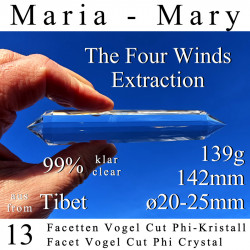 13 Facet Vogel Cut Phi Crystal The Four Winds Extraction Mary