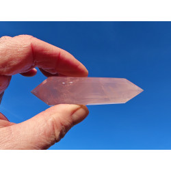 Rose Quarz 12 Facet Vogel Cut Phi Crystal Bella