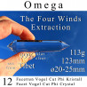 Omega 12 Facetten Vogel Cut Phi-Kristall The Four Winds