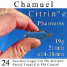 Citrin 24 Facetten Vogel Cut Phi-Kristall Chamuel