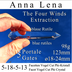 Anna Lena Quantensprung 5-18-5-13 Facetten Vogel Cut Phi-Kristall 5 Portale