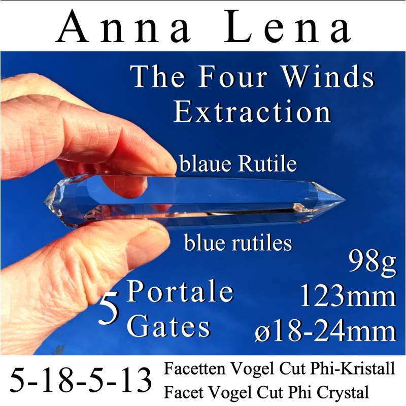 Anna Lena Quantum Leap 5-18-5-13 Facets Vogel Cut Phi Crystal 5 Gates