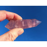 Rainbow Rose Quartz 24 Facet Vogel Cut Phi Crystal