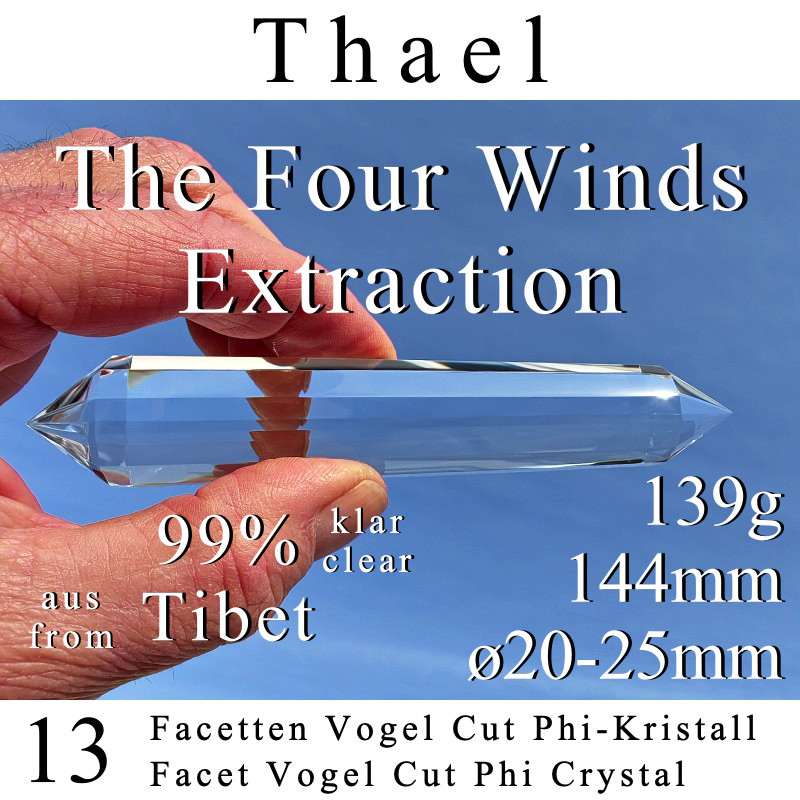 13 Facet Vogel Cut Phi Crystal The Four Winds Extraction Thael
