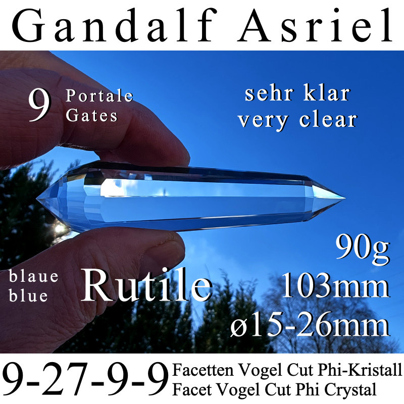 Gandalf Asriel 9 Gate 9-27-9-9 Facet Vogel Cut Phi Crystal