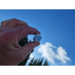 Blue Gandalf 9 Gate 9-27-9-9 Facet Vogel Cut Phi Crystal