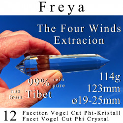 Freya 12 Facetten Vogel Cut Phi-Kristall The Four Winds Extraktion