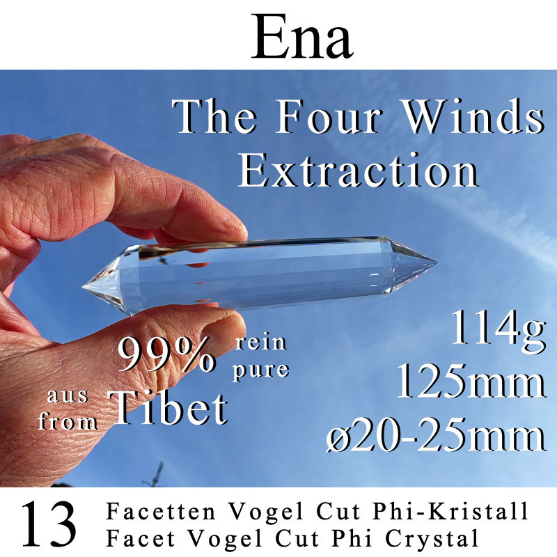 Ena 13 Facet Vogel Cut Phi Crystal The Four Winds Extraction