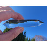 Melchizedek 13-20-33 Facet Vogel Cut Phi Crystal with blue rutiles