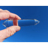 Melchizedek 13-20-33 Facet Vogel Cut Phi Crystal with blue rutiles