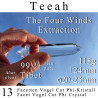 Teeah 13 Facet Vogel Cut Phi Crystal The Four Winds Extraction