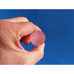 Rose Quartz 24 Facet Vogel Cut Phi Crystal Agapo