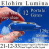 Elohim Lumina 12 Gate 21-12-33 Facet Vogel Cut Phi Crystal