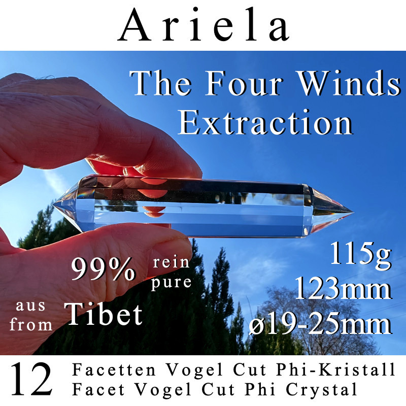 Ariela 12 Facet Vogel Cut Phi Crystal The Four Winds