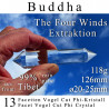 Buddha 13 Facet Vogel Cut Phi Crystal The Four Winds Extraction