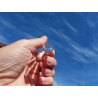 Aquarius 13 Facet Vogel Cut Phi Crystal blue Rutiles