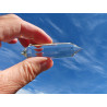 Sapho 13 Facetten Vogel Cut Phi-Kristall leicht rauchig