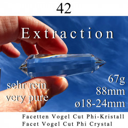13 Facet Vogel Cut Phi Crystal 42