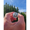 Mary Magdalene 13 Facet Vogel Cut Phi Crystal blue Rutiles
