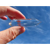 Mary Magdalene 13 Facet Vogel Cut Phi Crystal blue Rutiles