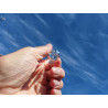 Mary Magdalene 13 Facet Vogel Cut Phi Crystal blue Rutiles