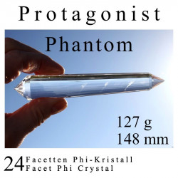 Protagonist 24 Facetten Phi-Kristall mit Phantomen