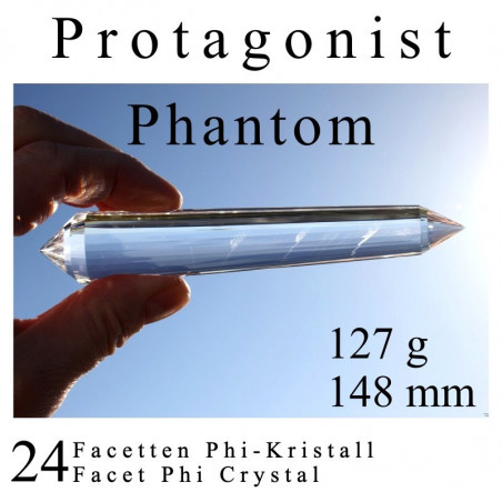 Protagonist 24 Facetten Phi-Kristall mit Phantomen