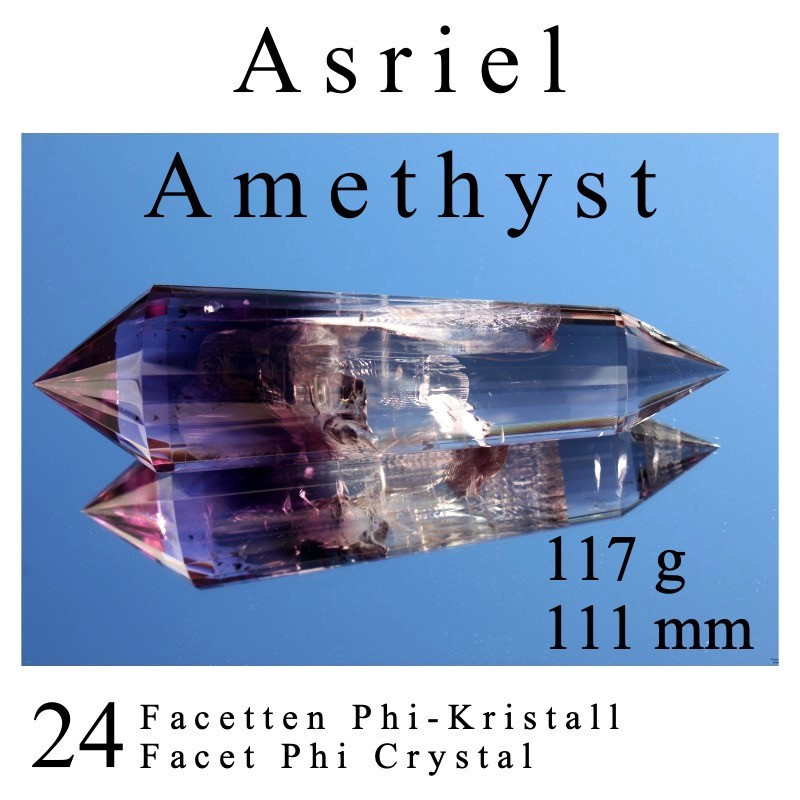 Amethyst 24 Facetten Phi-Kristall Asriel