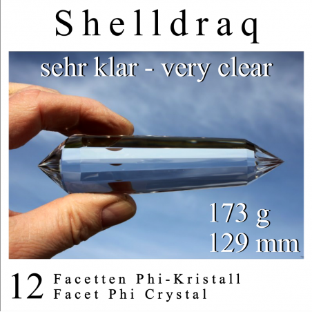 Shelldraq 12 Facet Phi Crystal