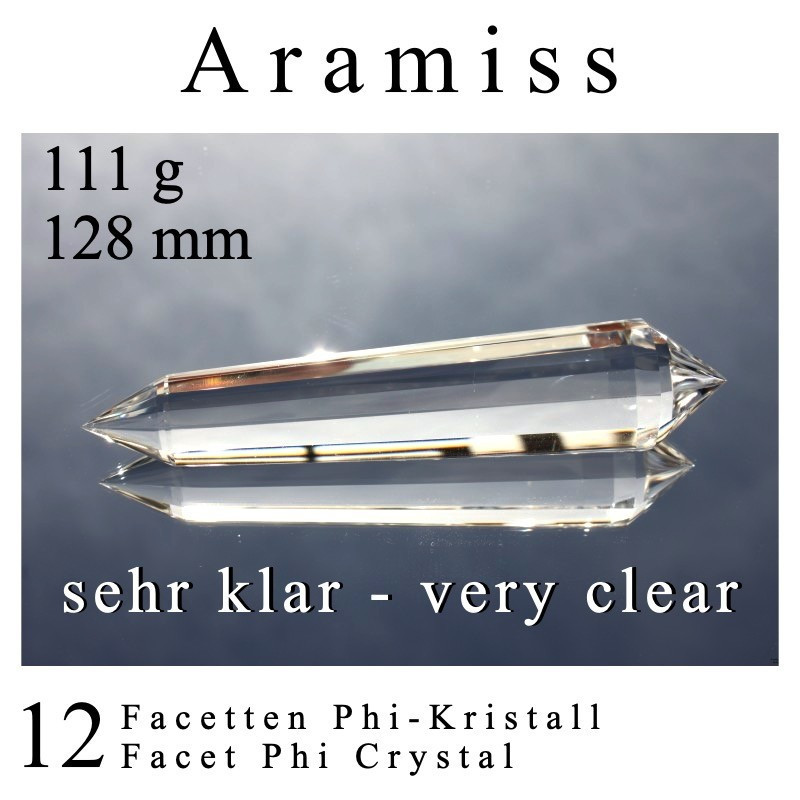 Aramiss 12 Facet Phi Crystal