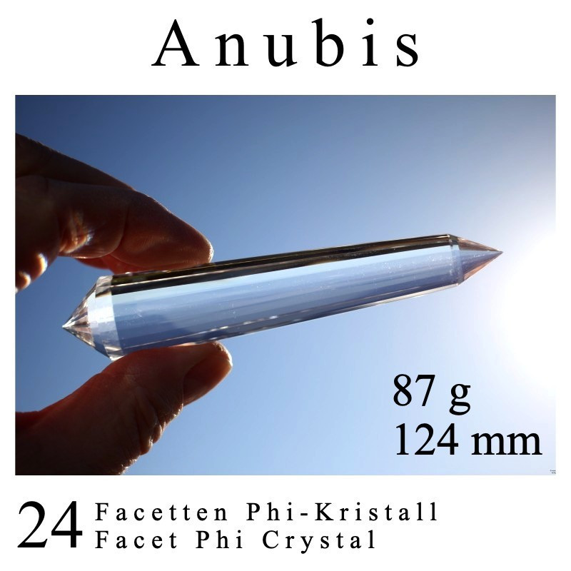 Anubis 24 Facetten Phi-Kristall